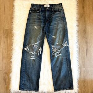 BDG Urban Outfitters Skate Fit Relaxed Distressed Destroyed Blue Jeans 30/30